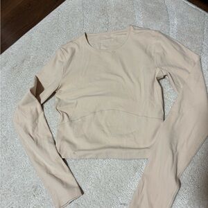 Aritzia Golden tan long sleeve